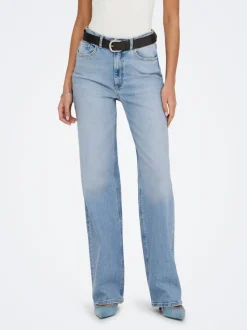 ONLJUICY Hohe Taille Weiter Beinschnitt Jeans