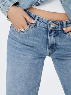 ONLJUICY Niedrige Taille Weiter Beinschnitt Jeans
