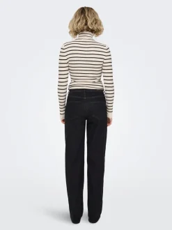 ONLJUICYHIGH Hohe Taille Weiter Beinschnitt Jeans