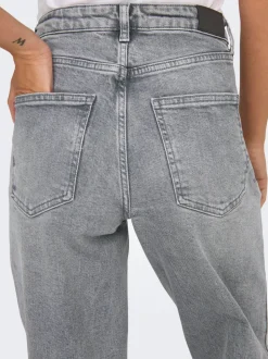 ONLJUICY Hohe Taille Weiter Beinschnitt Jeans