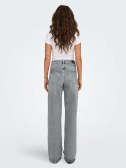 ONLJUICY Hohe Taille Weiter Beinschnitt Jeans