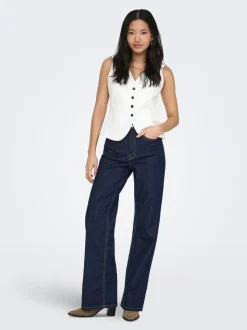 ONLJUICY Hohe Taille Weiter Beinschnitt Jeans