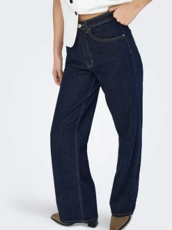 ONLJUICY Hohe Taille Weiter Beinschnitt Jeans