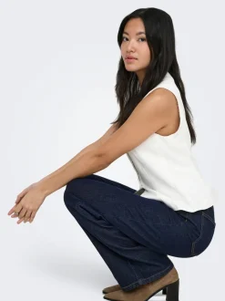 ONLJUICY Hohe Taille Weiter Beinschnitt Jeans