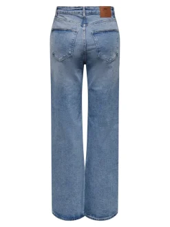 ONLJUICY Hohe Taille Weiter Beinschnitt Jeans
