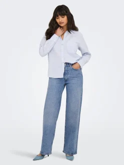 ONLJUICY Hohe Taille Weiter Beinschnitt Jeans