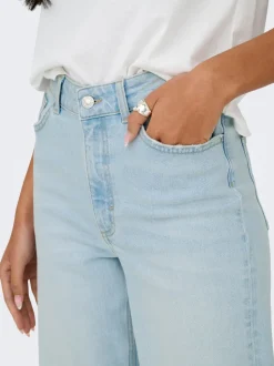 ONLJUICY Hohe Taille Weiter Beinschnitt Jeans