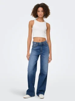 ONLJUICY Hohe Taille Weiter Beinschnitt Jeans