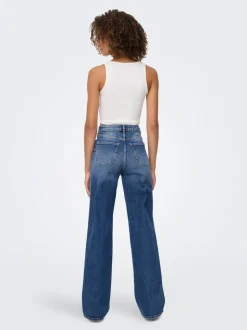 ONLJUICY Hohe Taille Weiter Beinschnitt Jeans