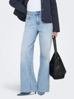 ONLJUICY Hohe Taille Weiter Beinschnitt Jeans