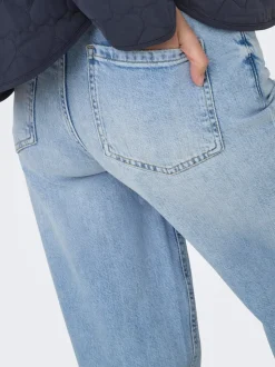 ONLJUICY Hohe Taille Weiter Beinschnitt Jeans