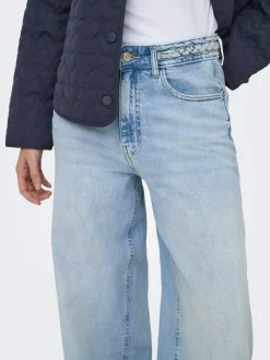 ONLJUICY Hohe Taille Weiter Beinschnitt Jeans