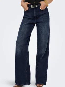 ONLJUICY Hohe Taille Weiter Beinschnitt Jeans