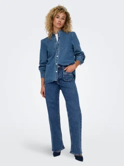 ONLJUICY Hohe Taille Weiter Beinschnitt Jeans
