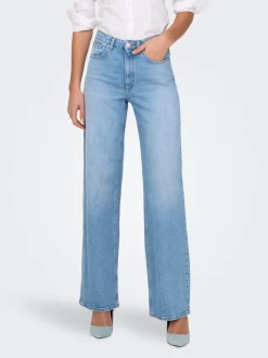 ONLJUICY Hohe Taille Weiter Beinschnitt Jeans
