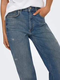 ONLJUICY Hohe Taille Weiter Beinschnitt Jeans