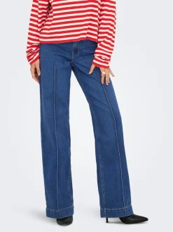 ONLJUICY Hohe Taille Weiter Beinschnitt Jeans