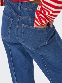 ONLJUICY Hohe Taille Weiter Beinschnitt Jeans