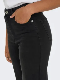 ONLJUICY-WAUW Hohe Taille Weiter Beinschnitt Jeans