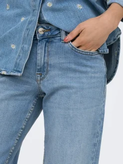ONLJULLES Niedrige Taille Weiter Beinschnitt Jeans