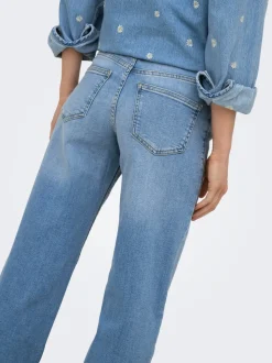 ONLJULLES Niedrige Taille Weiter Beinschnitt Jeans