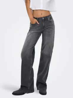 ONLJULLES Niedrige Taille Weiter Beinschnitt Jeans