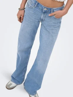 ONLJULLES Niedrige Taille Weiter Beinschnitt Jeans