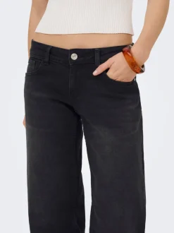 ONLJULLES Sehr niedrige Taille Weiter Beinschnitt Jeans