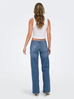 ONLJULLES Sehr niedrige Taille Weiter Beinschnitt Jeans