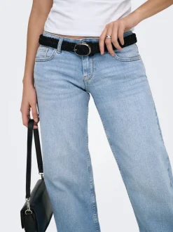 ONLJULLES Sehr niedrige Taille Weiter Beinschnitt Jeans