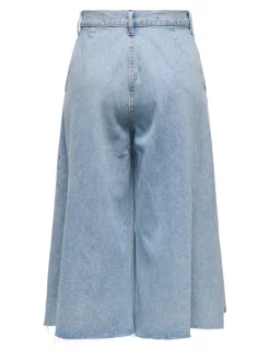 ONLLA Hohe Taille Weiter Beinschnitt Lang Jeans