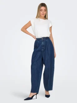 ONLLERIN Hohe Taille Ballon Schnitt Jeans