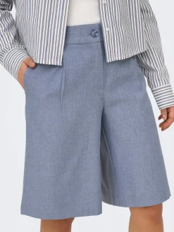 ONLLINDA Hohe Taille Locker geschnitten Bermuda Shorts