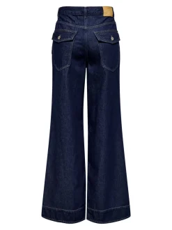 ONLLINEA Hohe Taille Weiter Beinschnitt Jeans