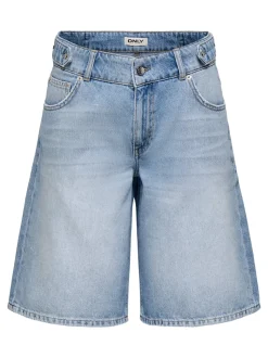 ONLLORAN Mittlere Taille Bermuda Jeans-Shorts