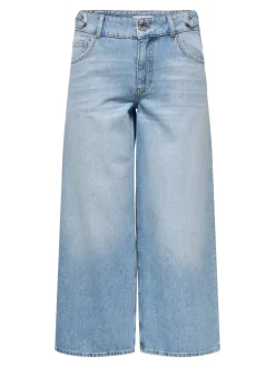 ONLLORAN Mittlere Taille Weiter Beinschnitt Jeans
