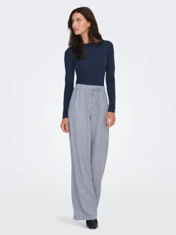ONLLUDO Locker geschnitten Leinen Hose