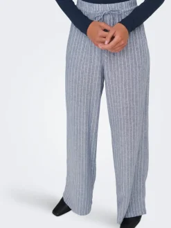 ONLLUDO Locker geschnitten Leinen Hose