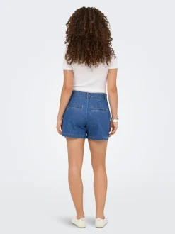 ONLLUKA Mittlere Taille Locker geschnitten Jeans-Shorts