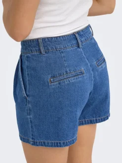 ONLLUKA Mittlere Taille Locker geschnitten Jeans-Shorts