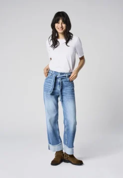 ONLMADDIE Hohe Taille Weiter Beinschnitt Jeans