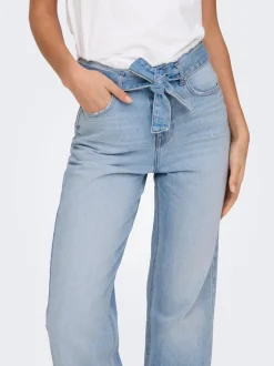 ONLMADDIE Hohe Taille Weiter Beinschnitt Jeans