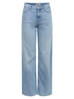 ONLMADDIE-O Hohe Taille Weiter Beinschnitt Jeans