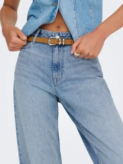 ONLMADDIE-O Hohe Taille Weiter Beinschnitt Jeans