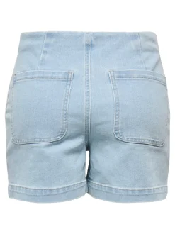 ONLMADELINE Hohe Taille Normal geschnitten Jeans-Shorts