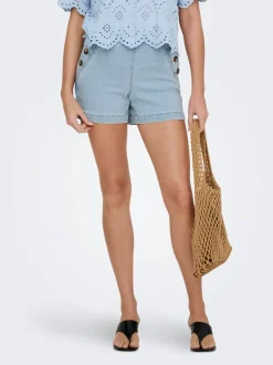 ONLMADELINE Hohe Taille Normal geschnitten Jeans-Shorts