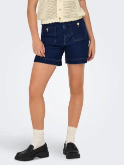 ONLMADELINE Hohe Taille Normal geschnitten Jeans-Shorts