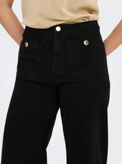 ONLMADELINE Hohe Taille Weiter Beinschnitt Jeans