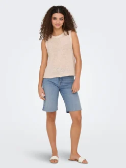 ONLMADISON Hohe Taille Normal geschnitten Jeans-Shorts