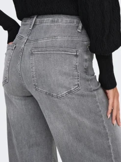 ONLMADISON Hohe Taille Weiter Beinschnitt Jeans